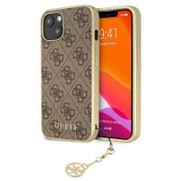 Guess 4G Charms Collection - Etui iPhone 13 Mini (brązowy) Guess 4G Charms Collection - Etui iPhone 13 Mini (brązowy)