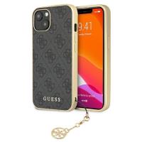 Guess 4G Charms Collection - Etui iPhone 13 mini (szary) Guess 4G Charms Collection - Etui iPhone 13 mini (szary)