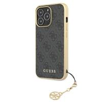 Guess 4G Charms Collection - Etui iPhone 13 Pro Max (szary)