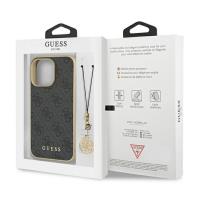 Guess 4G Charms Collection - Etui iPhone 13 Pro Max (szary)