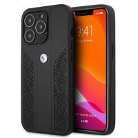 BMW Leather Curve Perforate HC - Etui iPhone 13 Pro Max (czarny) BMW Leather Curve Perforate HC - Etui iPhone 13 Pro Max (czarny)