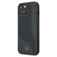 Mercedes Leather Perforated Area - Etui iPhone 13 mini (granatowy)