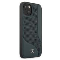 Mercedes Leather Perforated Area - Etui iPhone 13 mini (granatowy)