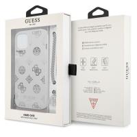 Guess Peony Chain Handle - Etui iPhone 13 mini (srebrny)