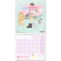 Pusheen - Kalendarz ścienny 2022 rok z kolekcji Foodie 30 x 30 cm